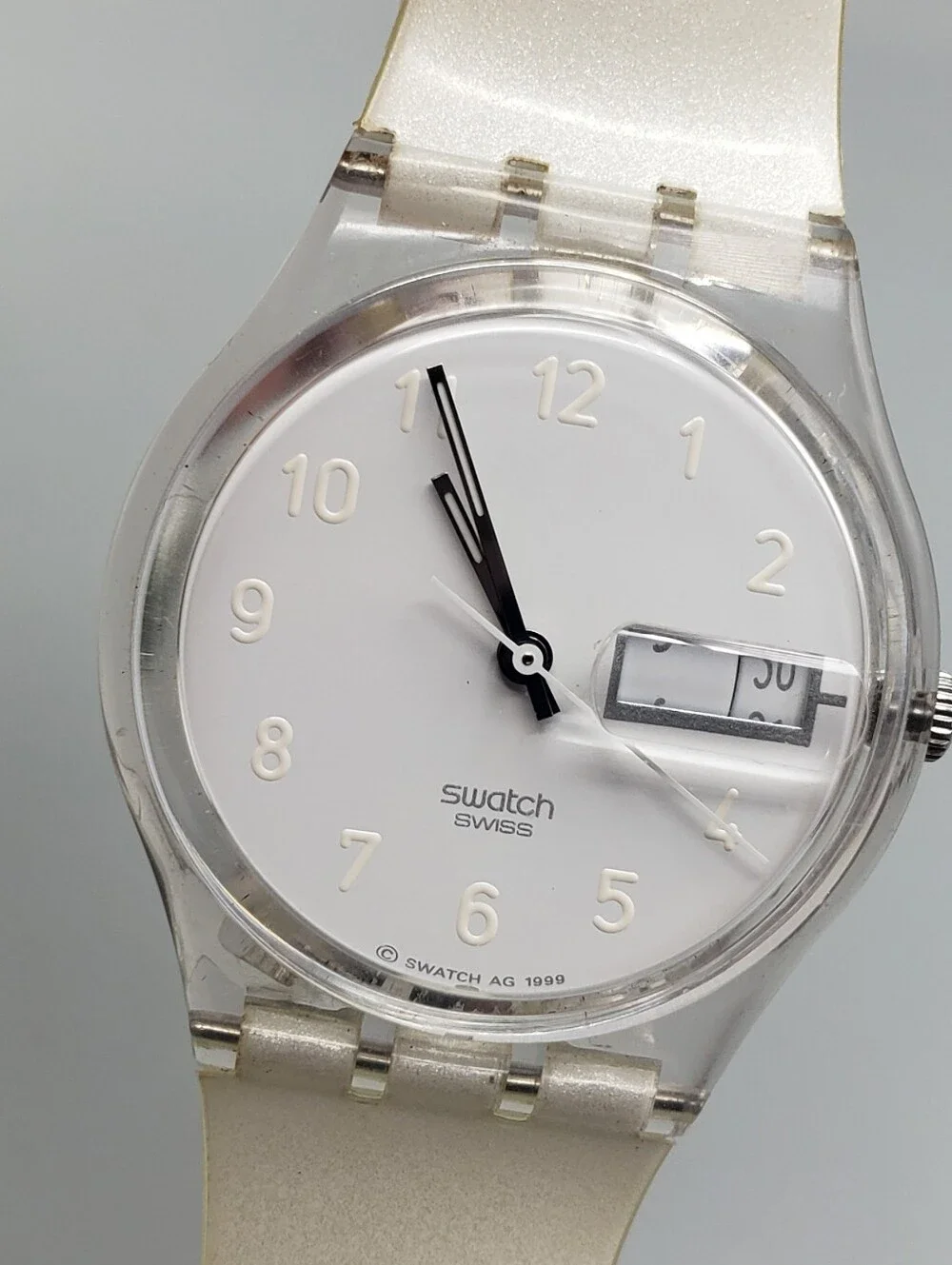 Swatch originals snowcovered